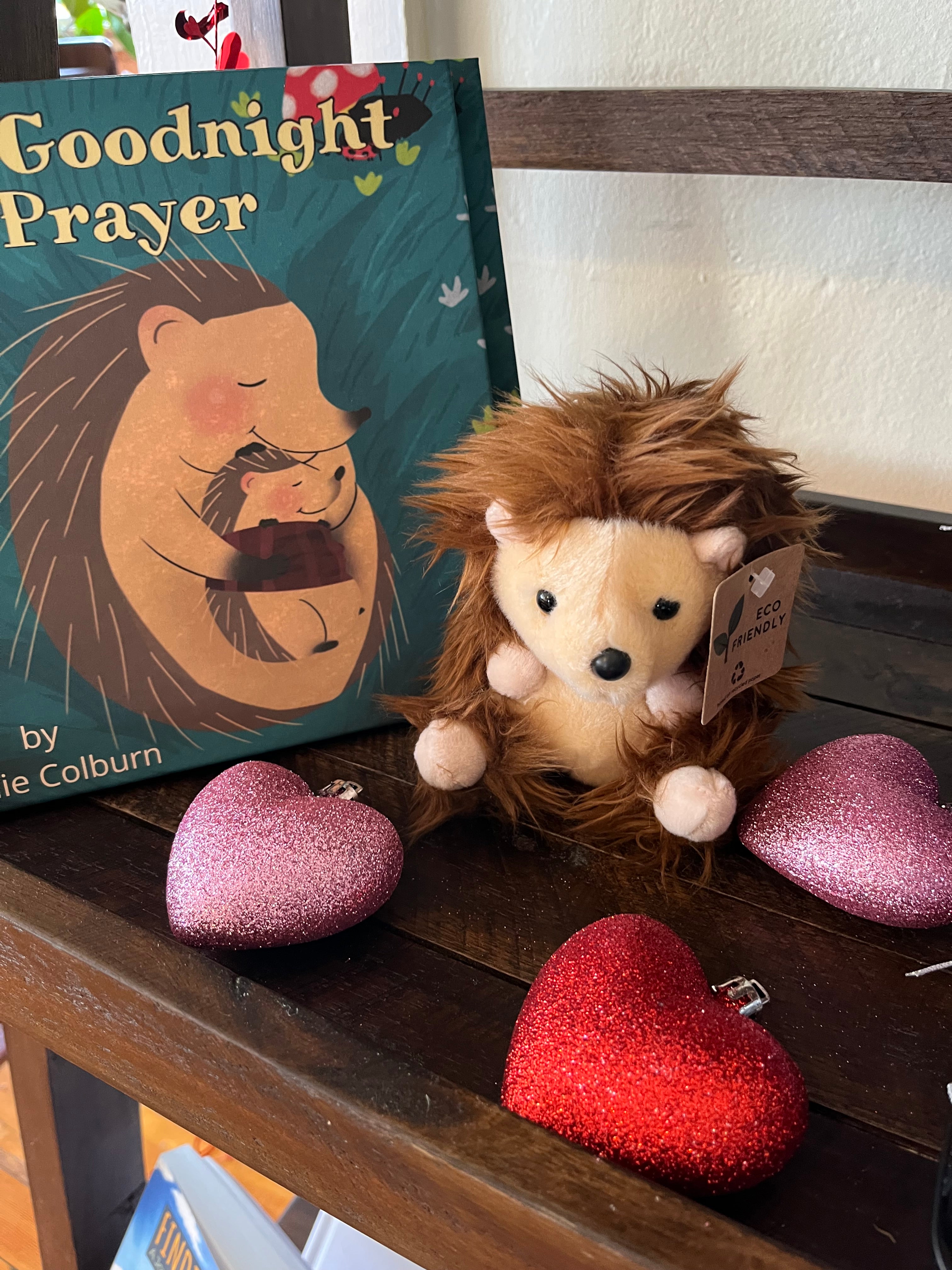 Our Goodnight Prayer Book & Hedgehog Stuffy Bundle