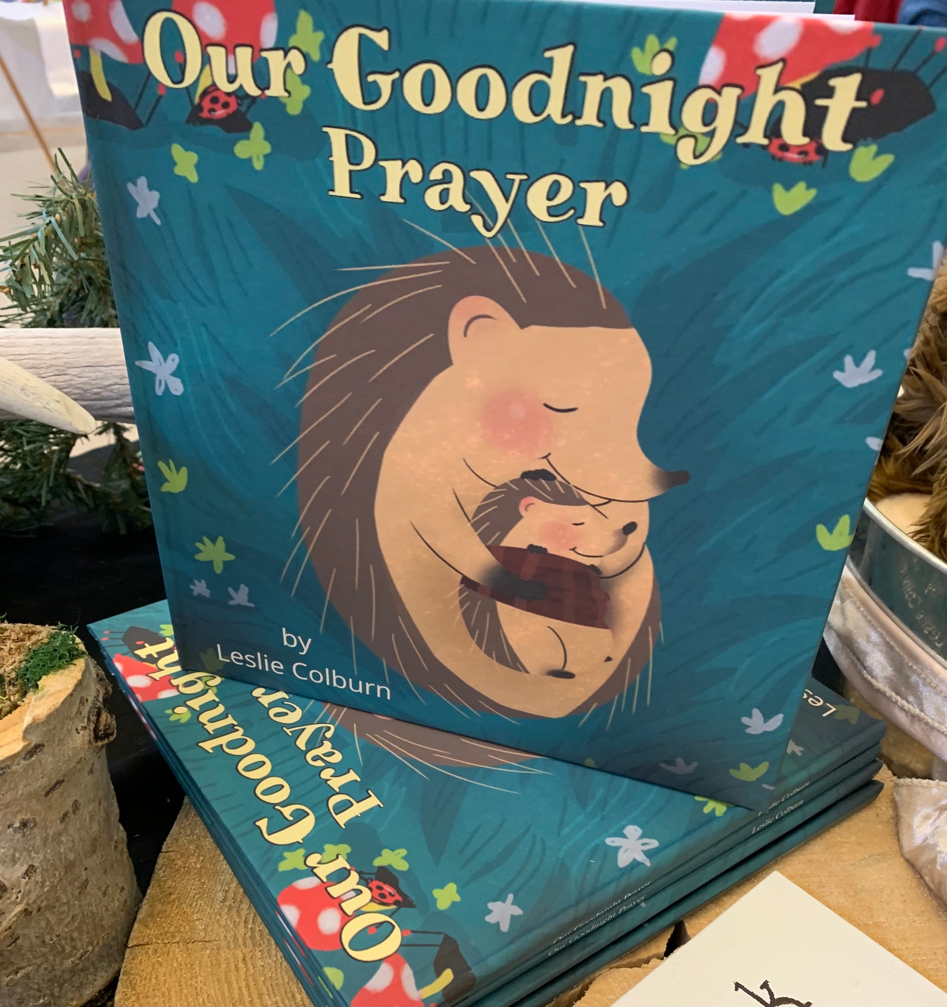 Our Goodnight Prayer Book & Hedgehog Stuffy Bundle